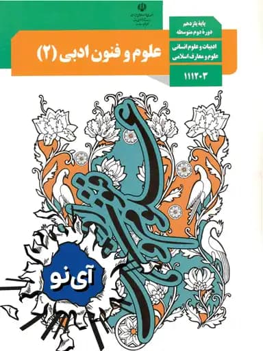 جلد کتاب علوم و فنون ادبی یازدهم