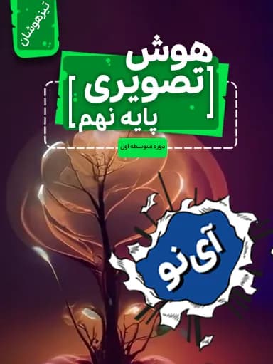 جلد کتاب هوش تصویری تیزهوشان نهم