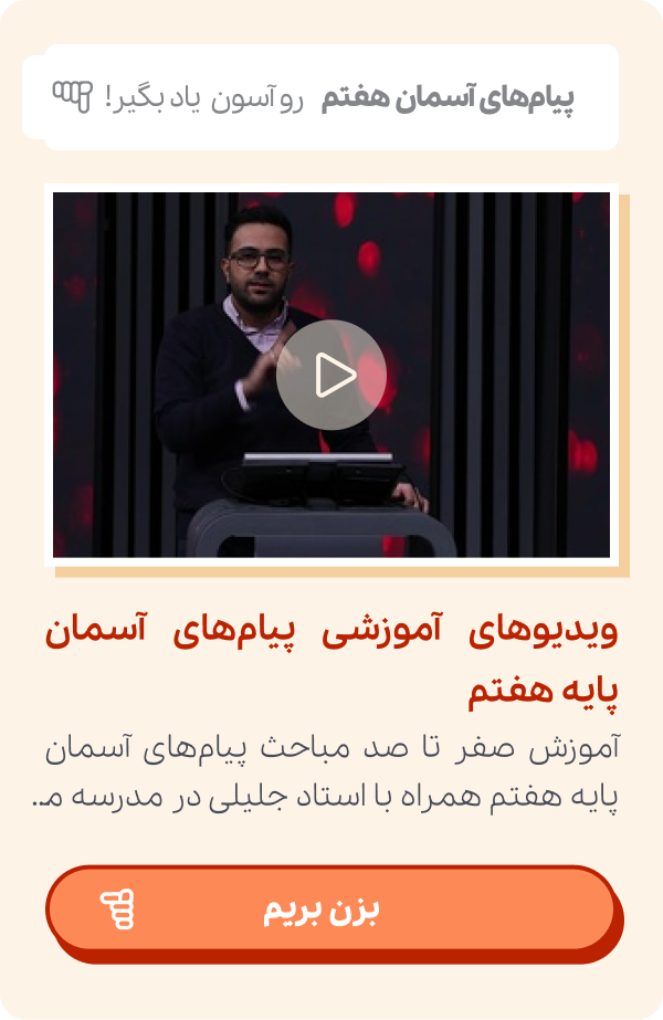 روش مطالعه پیام های آسمانی هفتم | مدرسه مجازی آی نو